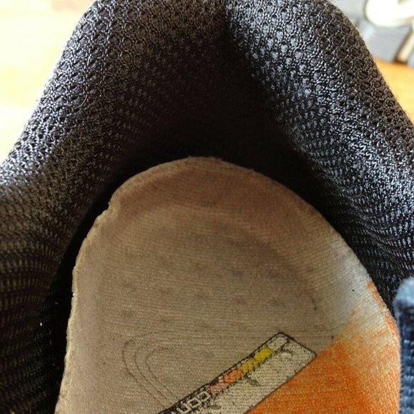 Merrell Moab Edge 2 Vibram Outdoor Hiking Shoes Grey Orange Mens 10.5 (J35427) - Picture 10 of 11